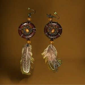 💥5/$25💥Bohemian Feather Earrings